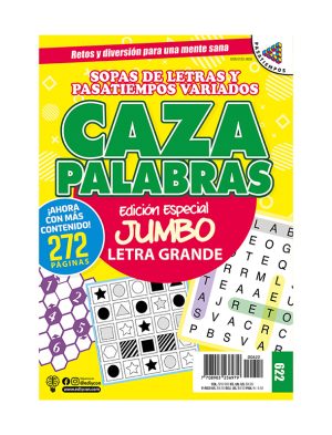 CAZAPALABRAS 622, SOPAS DE LETRAS, PASATIEMPOS VARIADOS