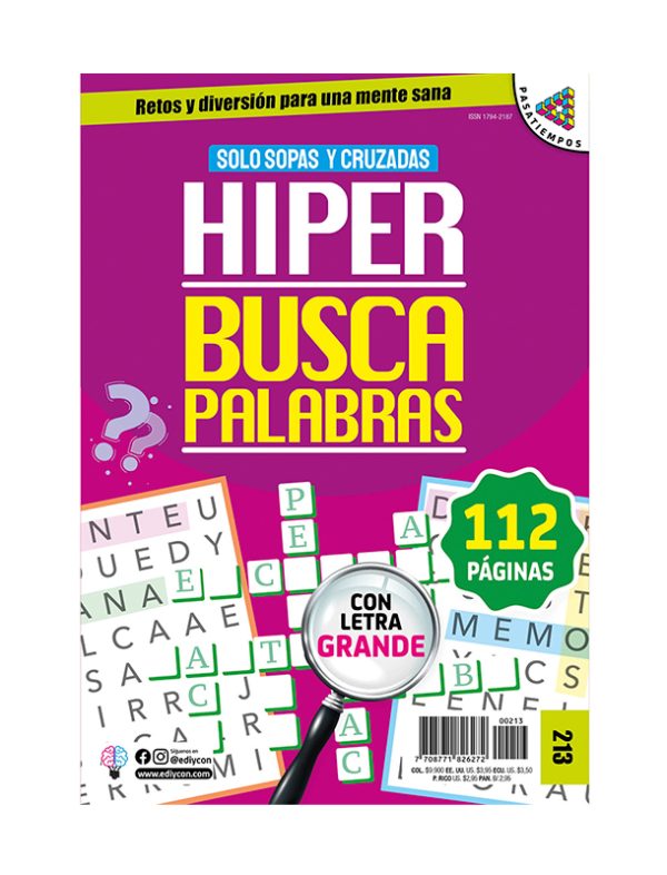 HIPERBUSCAPALABRAS 213, sopas-y-cruzadas