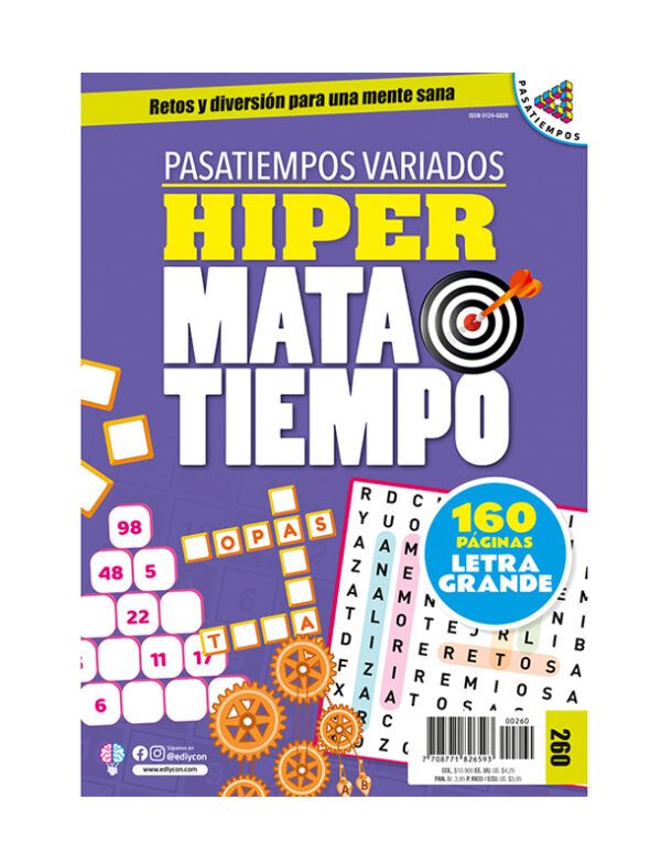 HIPERMATATIEMPO 260, pasatiempos-variados