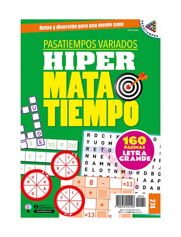 HIPERMATATIEMPO 274, pasatiempos-variados