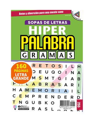 HIPERPALABRAGRAMAS 255, sopas-de-letras, letra-grande