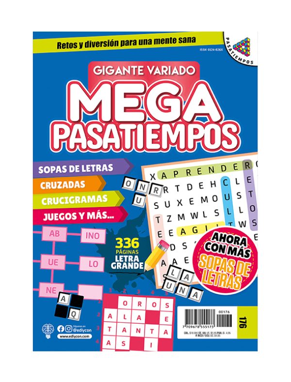 MEGAPASATIEMPOS 176 - web, pasatiempos-variados