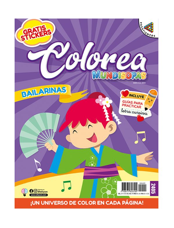 MUNDISOPAS 2408 - colorea-bailarinas