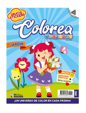 mundisopas-colorea-niñas, jardin