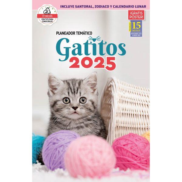 GATITOS 2025 COL, calendario