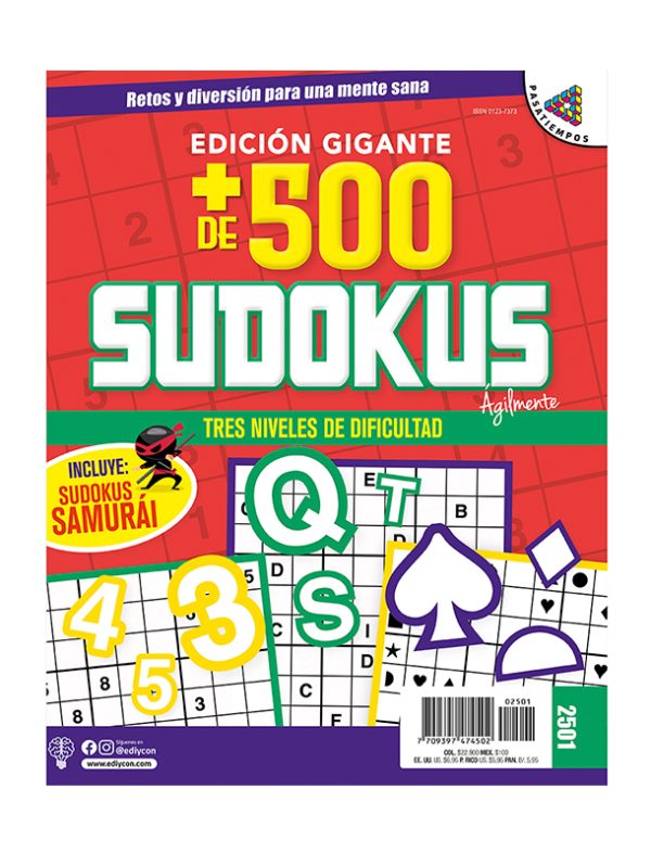 MSDK 2501-WEB, Sudoku-gigante, mega-sudokus