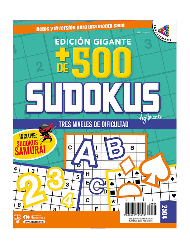 500-sudokus, mega-sudoku 2504
