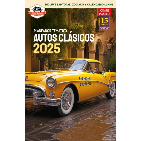 AUTOS CLASICOS 2025 COL, calendario