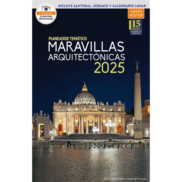 MARAVILLAS DEL MUNDO 2025 COL, calendario