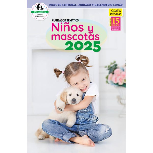 NIÑOS Y MASCOTAS 2025 COL, calendario