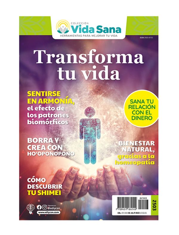 VIDA SANA 2503, transforma-tu-vida, hooponopono, relacion-con-el-dinero, armonia, homeopatia
