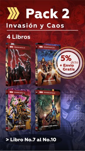 Pack 2 Marvel Paquete de libros del 7 al 10