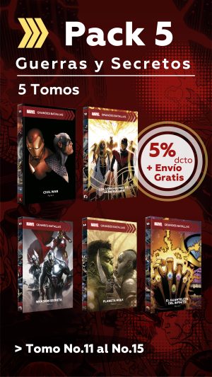 Pack 5 Marvel Paquete de libros del 11 al 15