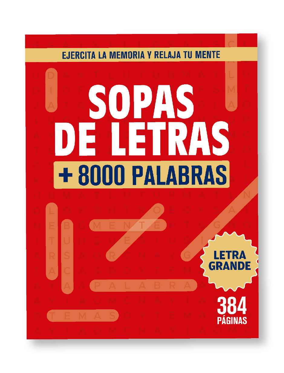 Sopas de Letras 384 páginas