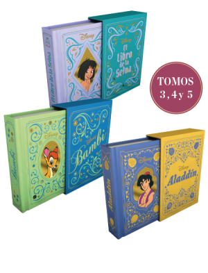 Libro de la Selva / Bambi / Aladdín (3, 4 y 5)